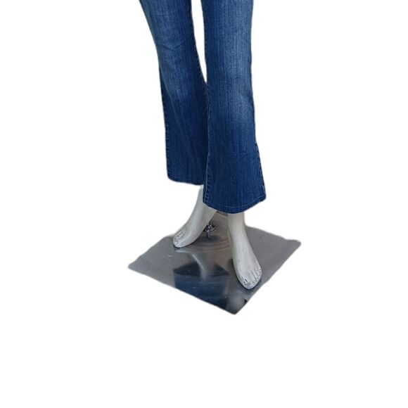 50377..Mossimo Supply Co Bootcut Jeans Size 7, W28" 27"Inseam  8"Rise - Picture 3 of 6